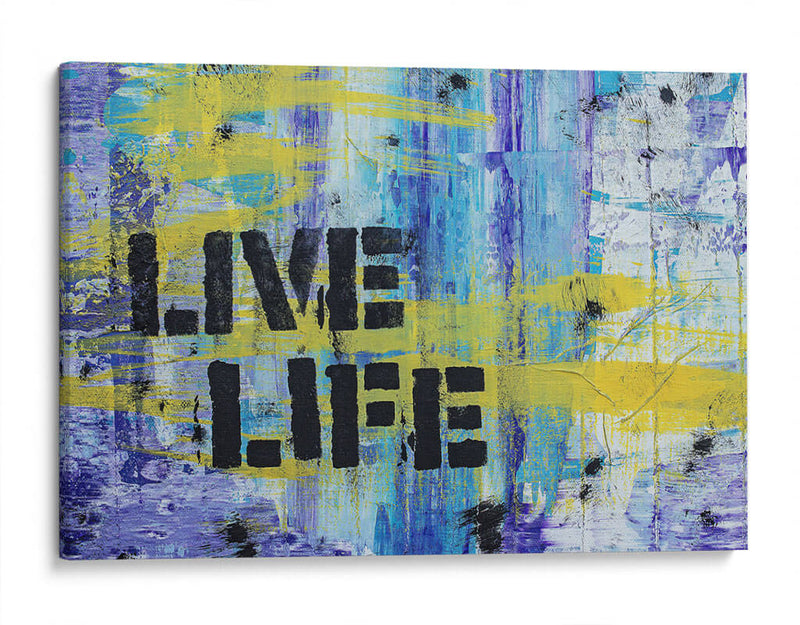 Vive tu vida | Cuadro decorativo de Canvas Lab