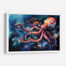 Pulpo Espacial en Acuarela - Dav Madrid | Cuadro decorativo de Canvas Lab