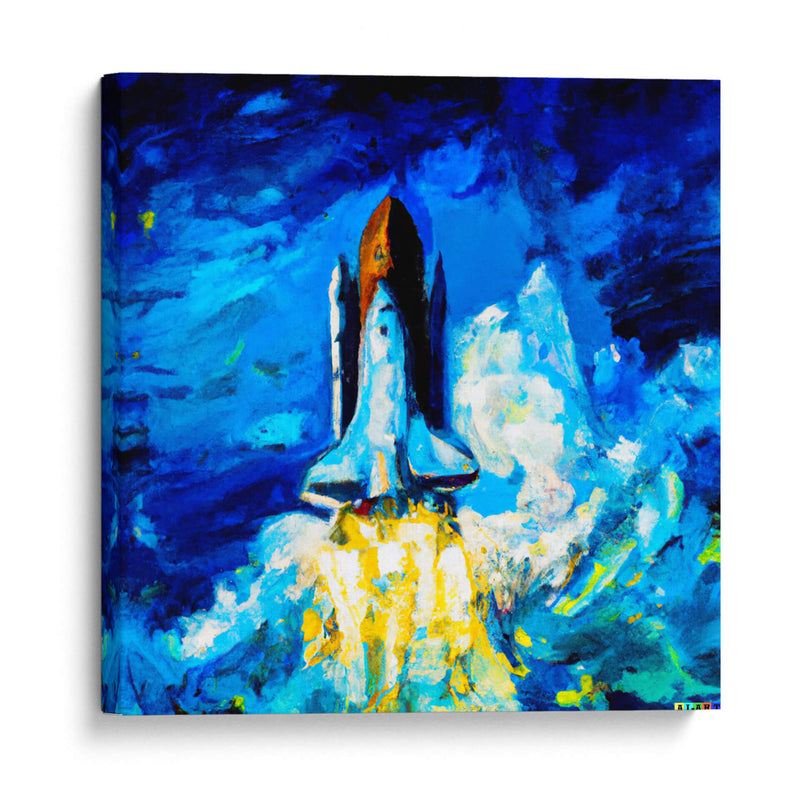 STS-80 ASTRO SPAS. - AI-ART | Cuadro decorativo de Canvas Lab