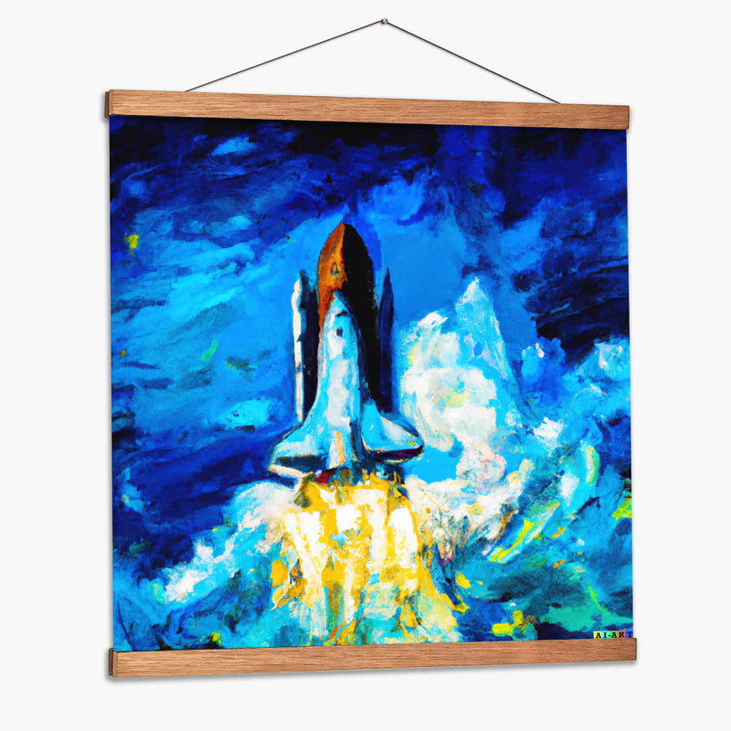 STS-80 ASTRO SPAS. - AI-ART | Cuadro decorativo de Canvas Lab