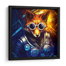 The Cyber Fox 7 - AI-ART | Cuadro decorativo de Canvas Lab