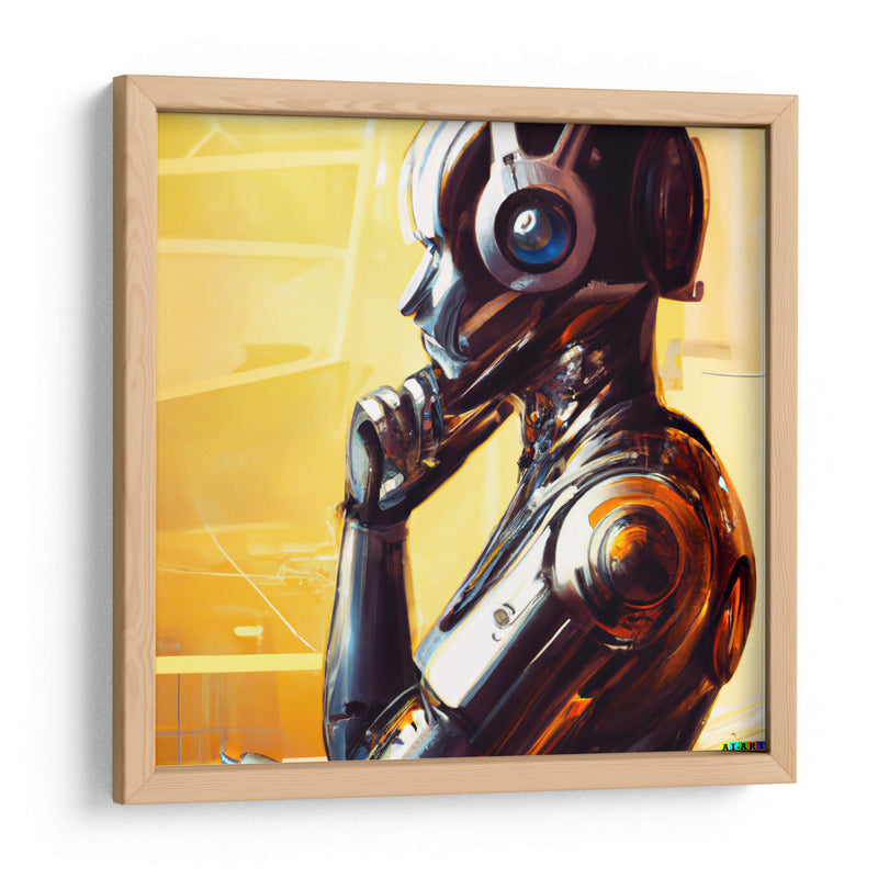 The Artificial Think 5:5 - AI-ART | Cuadro decorativo de Canvas Lab