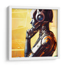 The Artificial Think 5:5 - AI-ART | Cuadro decorativo de Canvas Lab