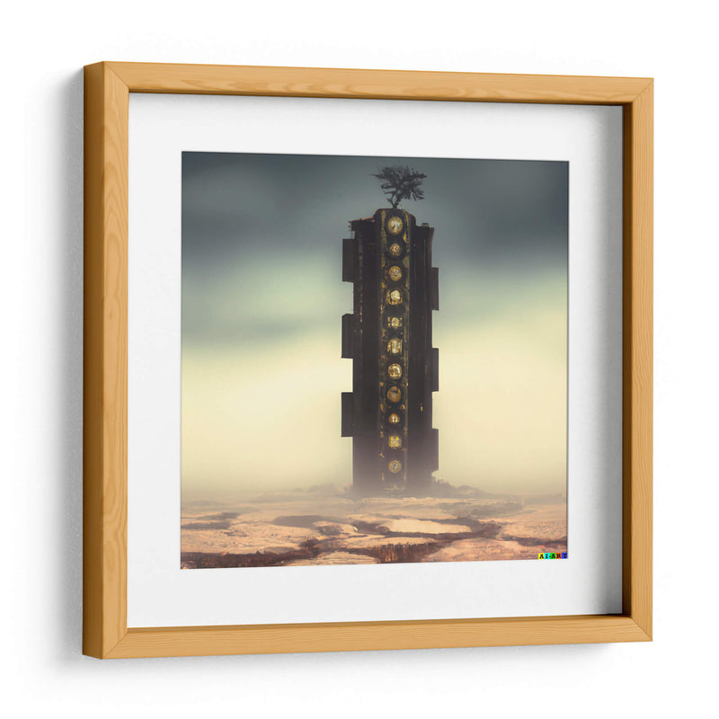 Ancient Monolith - AI-ART | Cuadro decorativo de Canvas Lab