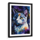 GATO BLANCO EN EL ESPACIO - Dav Madrid | Cuadro decorativo de Canvas Lab