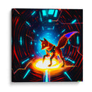 The Cyber fox 6 - AI-ART | Cuadro decorativo de Canvas Lab