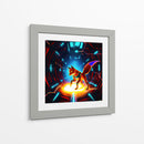 The Cyber fox 6 - AI-ART | Cuadro decorativo de Canvas Lab