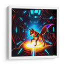 The Cyber fox 6 - AI-ART | Cuadro decorativo de Canvas Lab