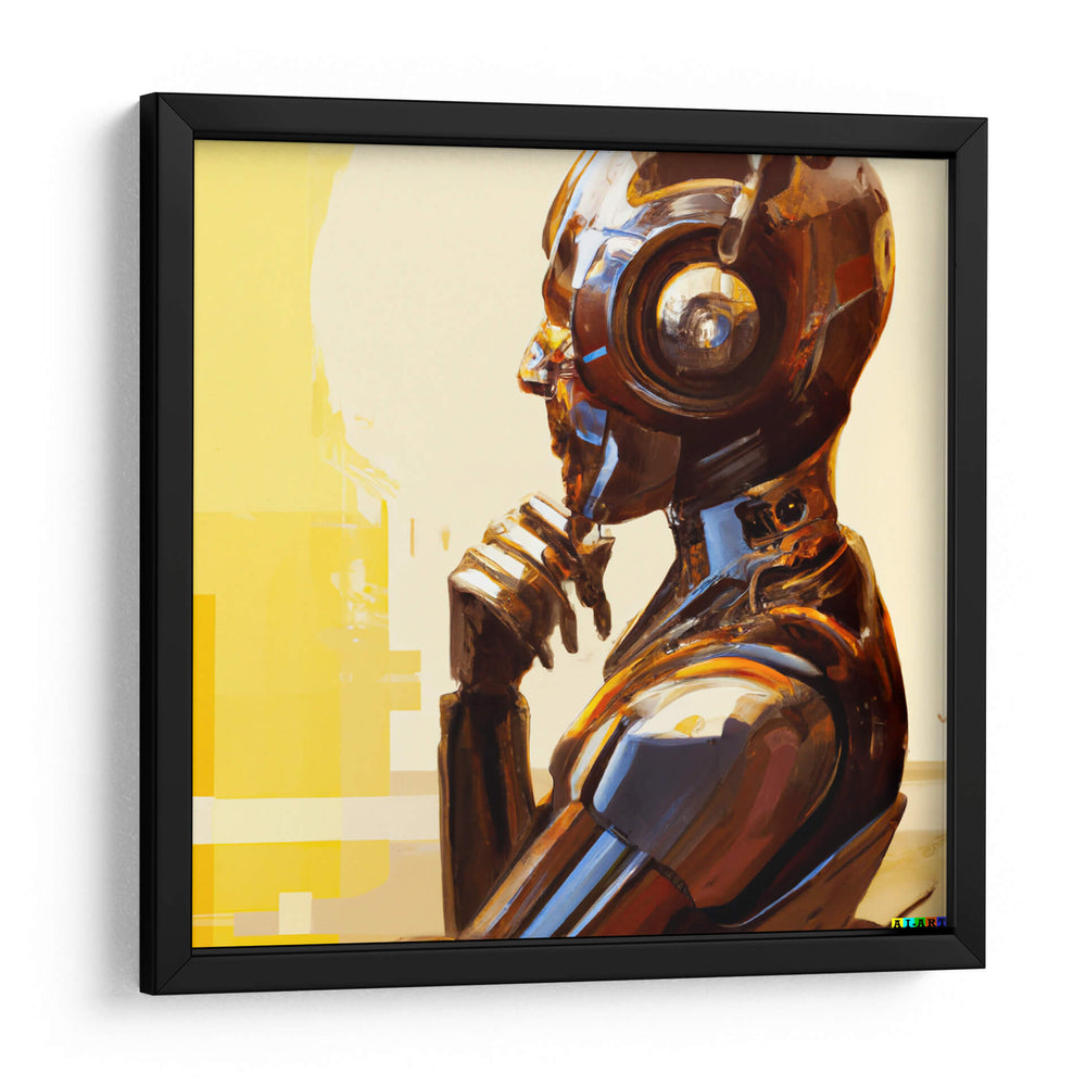 The Artificial Think 4:5 - AI-ART | Cuadro decorativo de Canvas Lab
