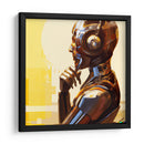 The Artificial Think 4:5 - AI-ART | Cuadro decorativo de Canvas Lab