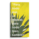 Para todo mal 003 - Jorge Méndez | Cuadro decorativo de Canvas Lab
