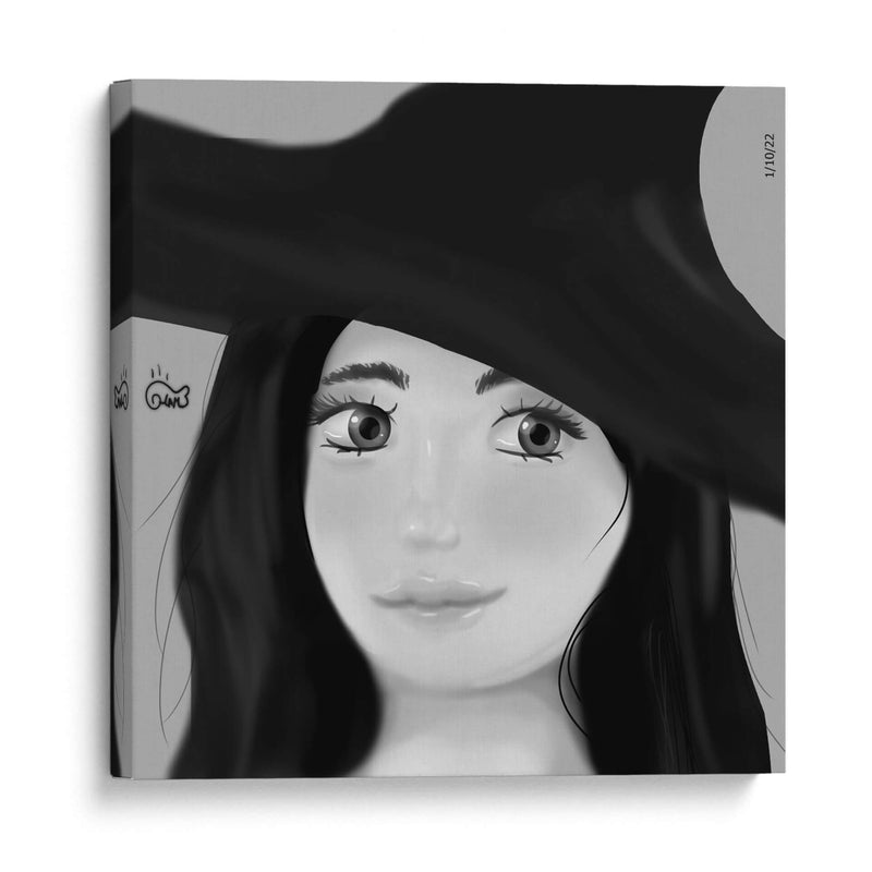 Bruja Sonriente - Ham Hams! | Cuadro decorativo de Canvas Lab