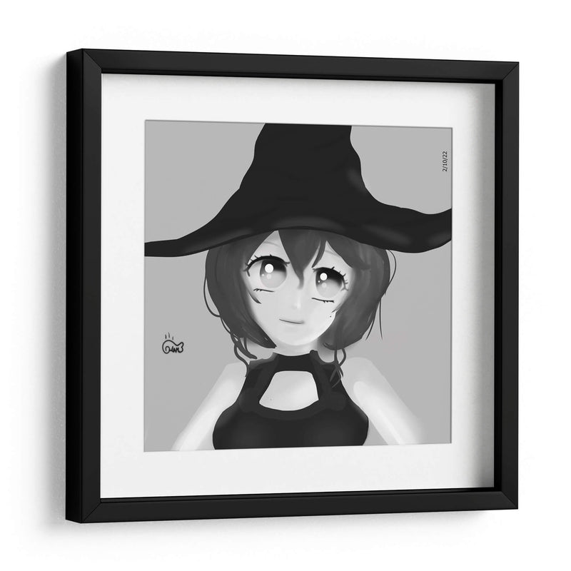 Bruja Pensando - Ham Hams! | Cuadro decorativo de Canvas Lab