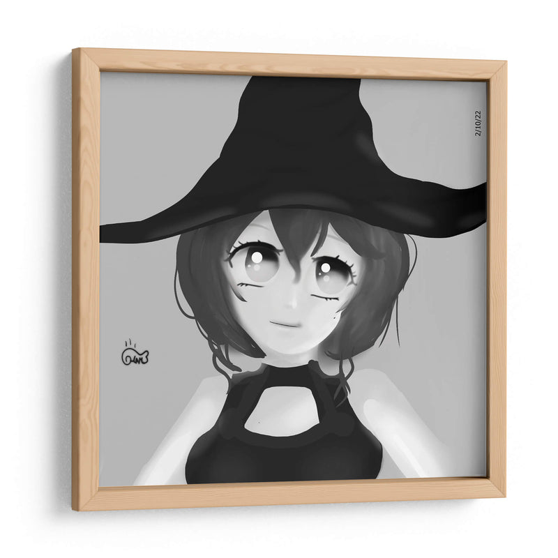 Bruja Pensando - Ham Hams! | Cuadro decorativo de Canvas Lab