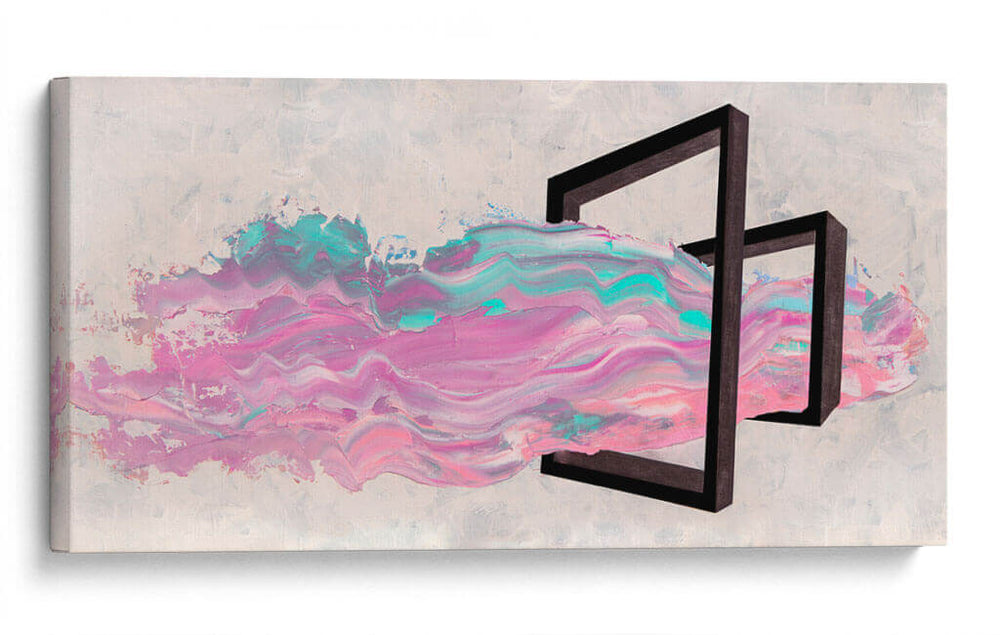 Verde y morado - Nayeli Cabrera | Cuadro decorativo de Canvas Lab