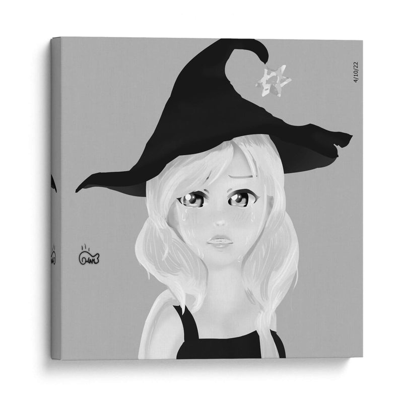Bruja triste - Ham Hams! | Cuadro decorativo de Canvas Lab