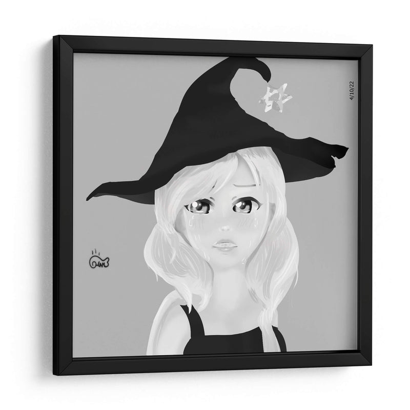 Bruja triste - Ham Hams! | Cuadro decorativo de Canvas Lab