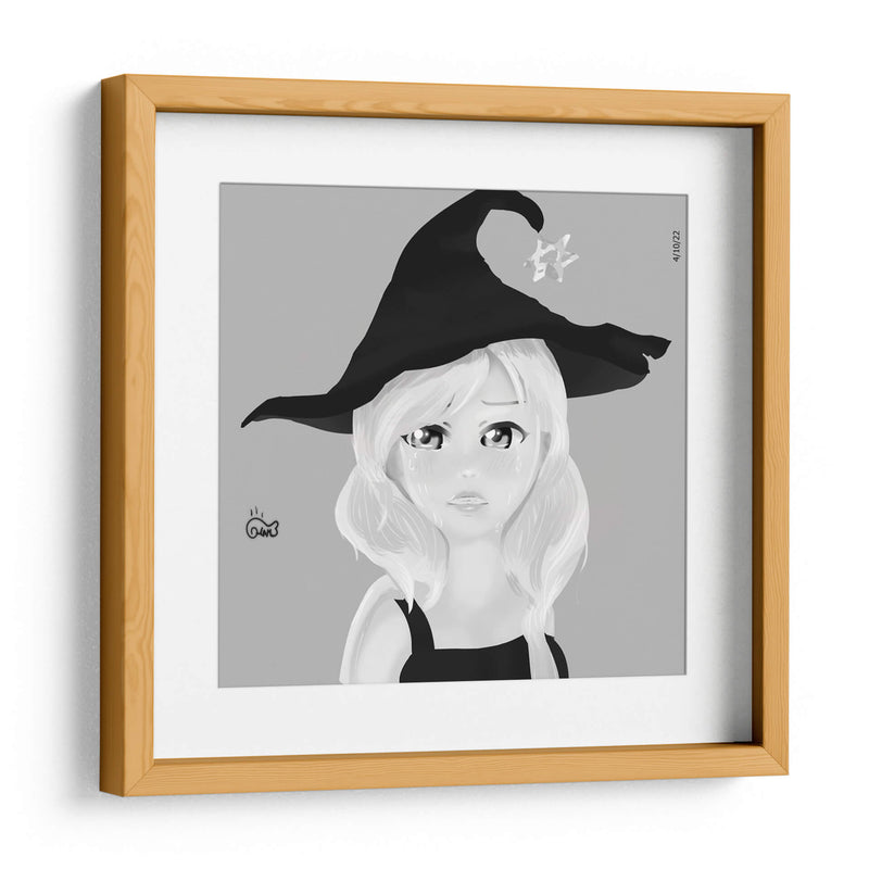 Bruja triste - Ham Hams! | Cuadro decorativo de Canvas Lab