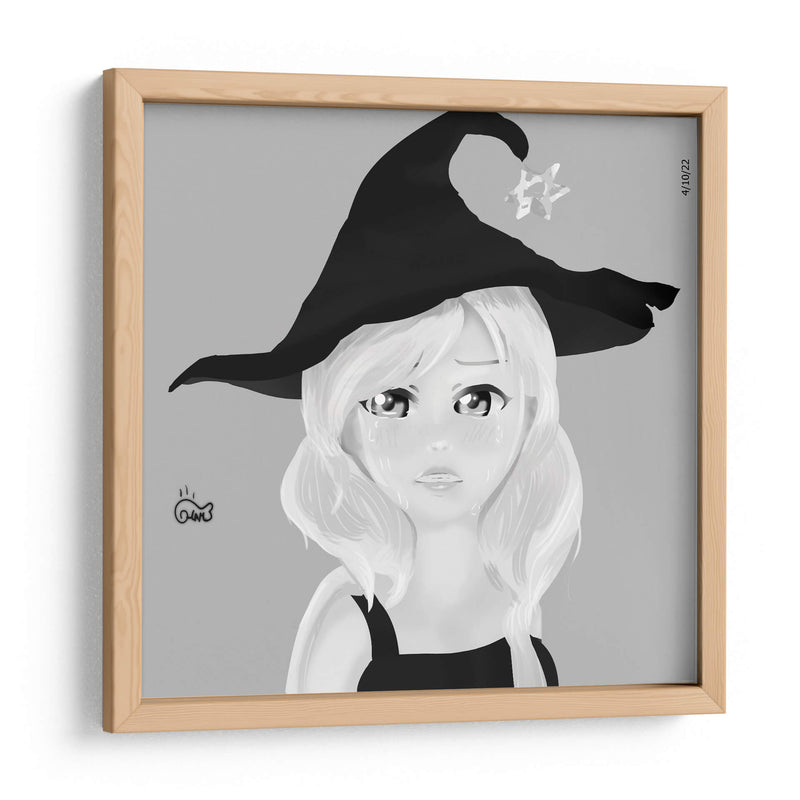 Bruja triste - Ham Hams! | Cuadro decorativo de Canvas Lab