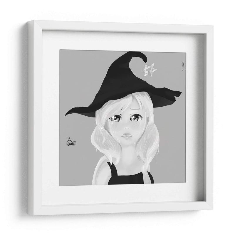 Bruja triste - Ham Hams! | Cuadro decorativo de Canvas Lab