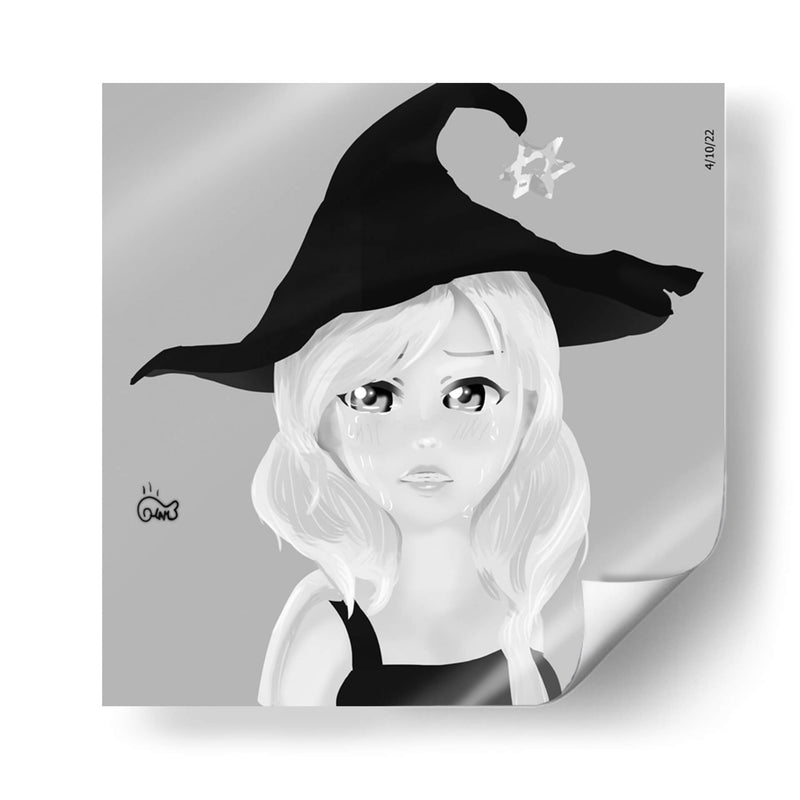 Bruja triste - Ham Hams! | Cuadro decorativo de Canvas Lab