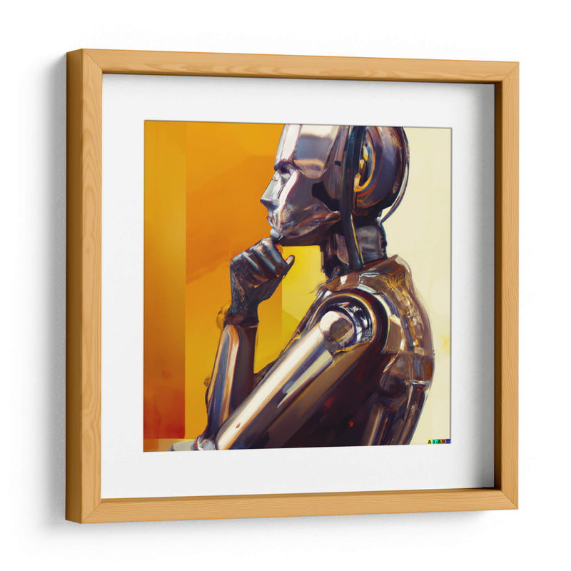 The Artificial Think 3:5 - AI-ART | Cuadro decorativo de Canvas Lab