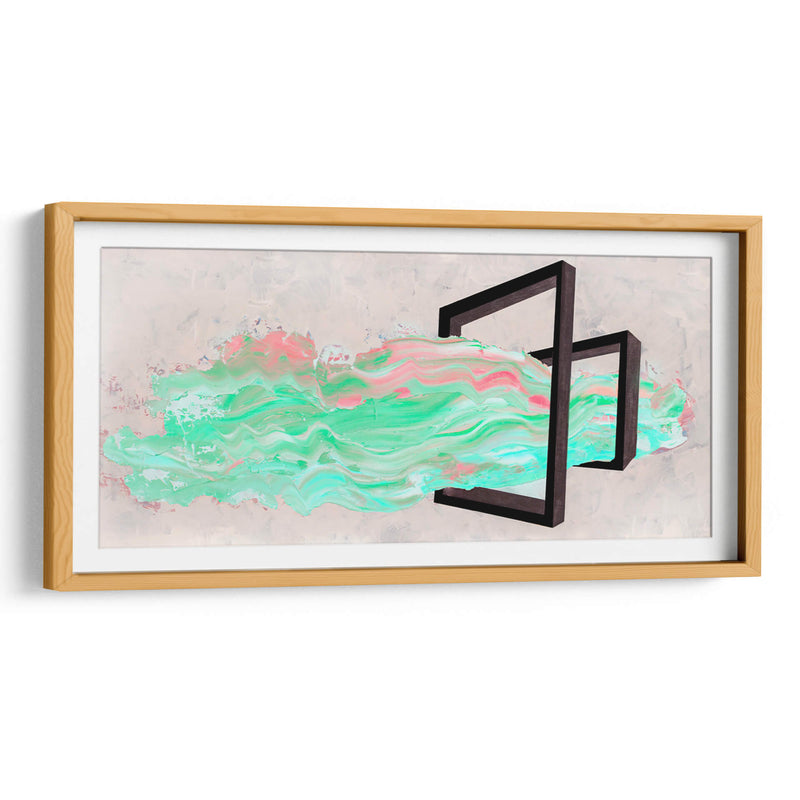 Verde y rosa - Nayeli Cabrera | Cuadro decorativo de Canvas Lab