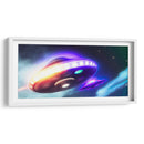 Space Ships Departure - AI-ART | Cuadro decorativo de Canvas Lab