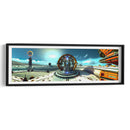Quantum Reactor Powered Star Base - AI-ART | Cuadro decorativo de Canvas Lab