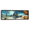 Quantum Reactor Powered Star Base - AI-ART | Cuadro decorativo de Canvas Lab