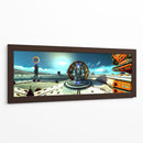 Quantum Reactor Powered Star Base - AI-ART | Cuadro decorativo de Canvas Lab