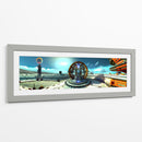 Quantum Reactor Powered Star Base - AI-ART | Cuadro decorativo de Canvas Lab