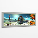 Quantum Reactor Powered Star Base - AI-ART | Cuadro decorativo de Canvas Lab