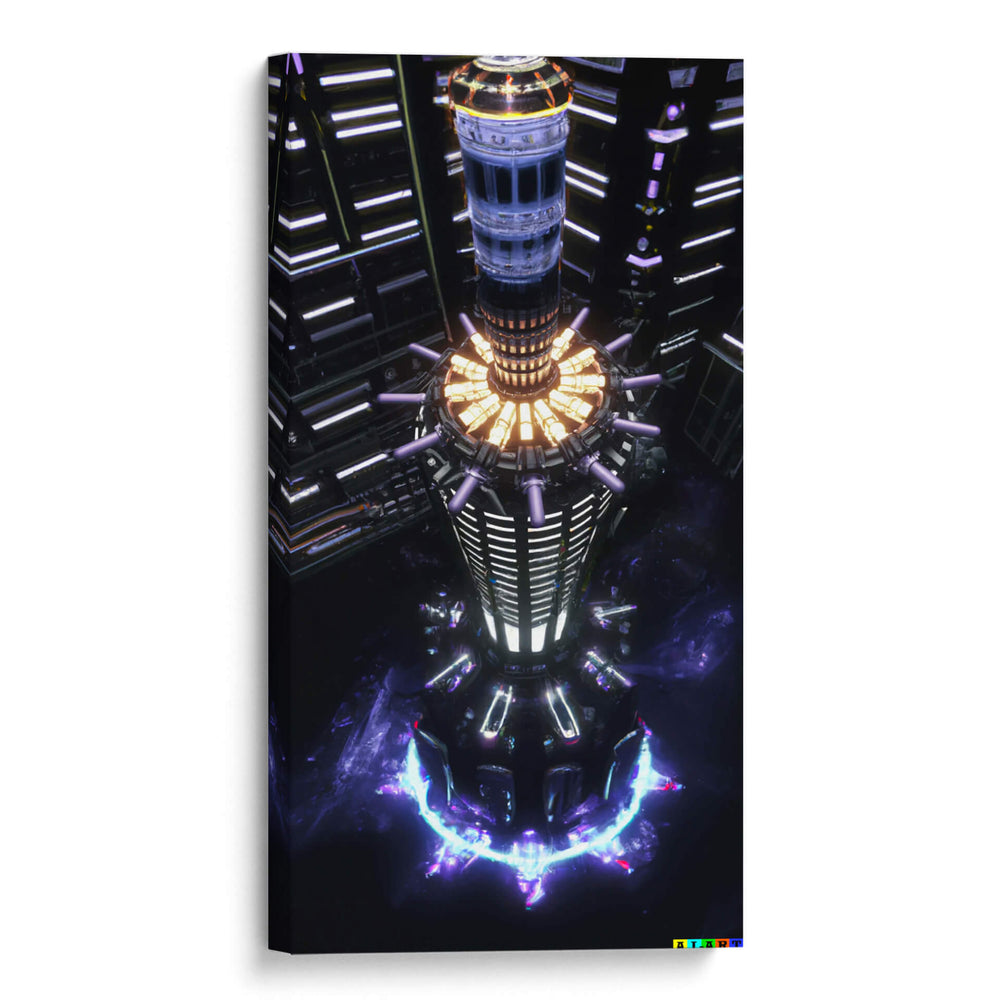 Quantum Cells Reactions - AI-ART | Cuadro decorativo de Canvas Lab