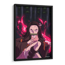 Angry Nezuko  - Marco Green | Cuadro decorativo de Canvas Lab