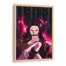 Angry Nezuko  - Marco Green | Cuadro decorativo de Canvas Lab