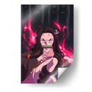 Angry Nezuko  - Marco Green | Cuadro decorativo de Canvas Lab