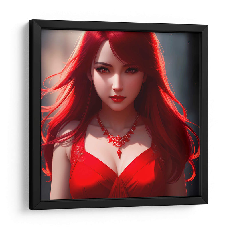 Chica de cabello rojo - Ham Hams! | Cuadro decorativo de Canvas Lab