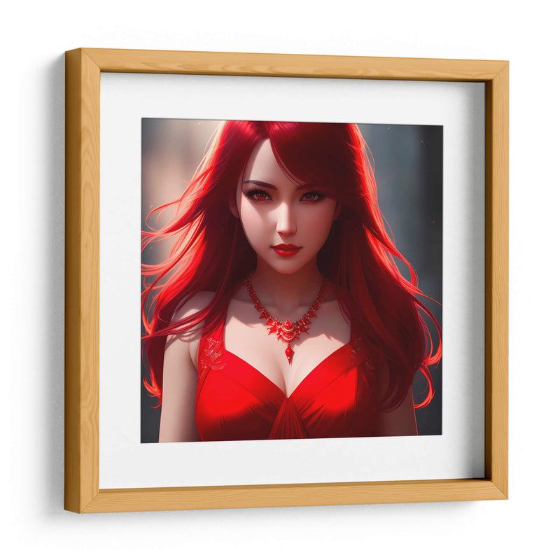 Chica de cabello rojo - Ham Hams! | Cuadro decorativo de Canvas Lab
