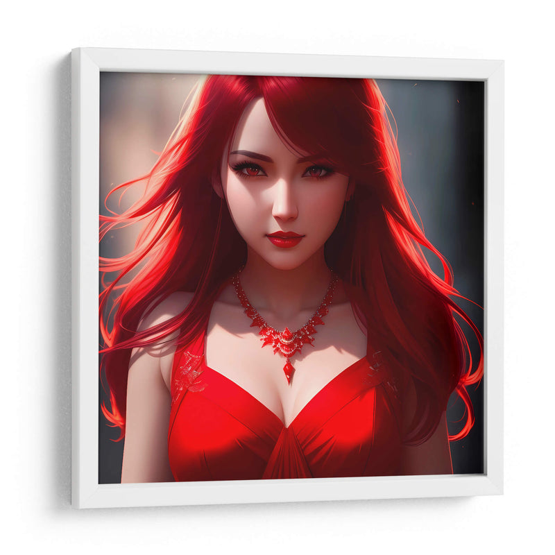 Chica de cabello rojo - Ham Hams! | Cuadro decorativo de Canvas Lab