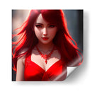 Chica de cabello rojo - Ham Hams! | Cuadro decorativo de Canvas Lab