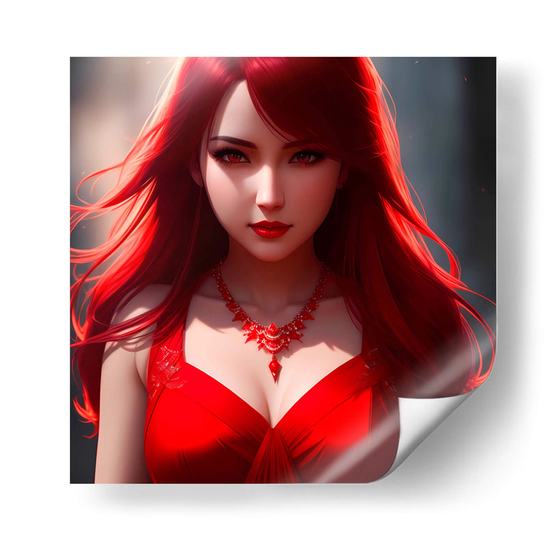 Chica de cabello rojo - Ham Hams! | Cuadro decorativo de Canvas Lab