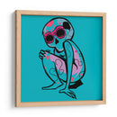 ruzski_calavera azul - Ruzski | Cuadro decorativo de Canvas Lab