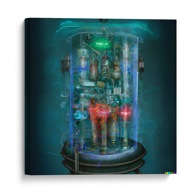 Quantum  Machine - AI-ART | Cuadro decorativo de Canvas Lab