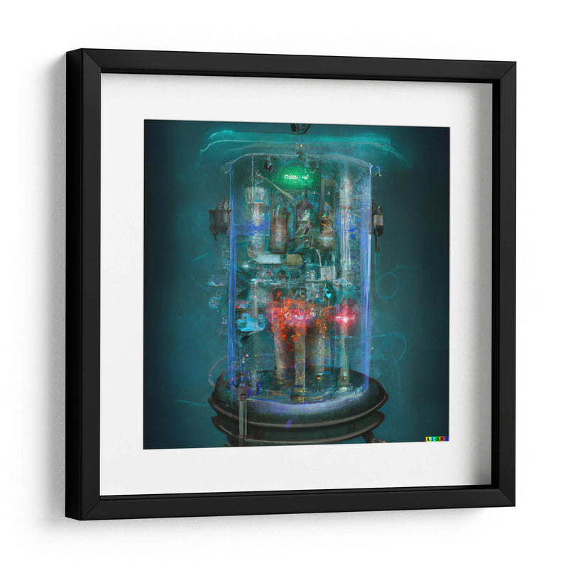 Quantum  Machine - AI-ART | Cuadro decorativo de Canvas Lab