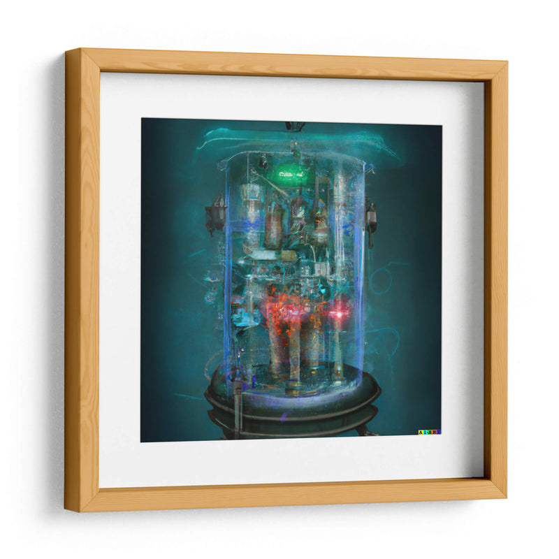 Quantum  Machine - AI-ART | Cuadro decorativo de Canvas Lab