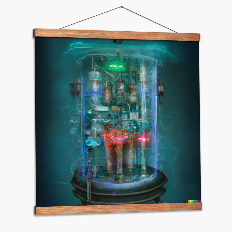 Quantum  Machine - AI-ART | Cuadro decorativo de Canvas Lab