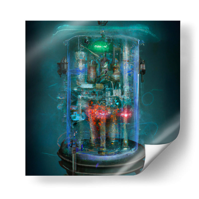 Quantum  Machine - AI-ART | Cuadro decorativo de Canvas Lab