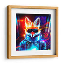 The Cyber Fox 3 - AI-ART | Cuadro decorativo de Canvas Lab