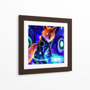 The Cyber Fox 4 - AI-ART | Cuadro decorativo de Canvas Lab